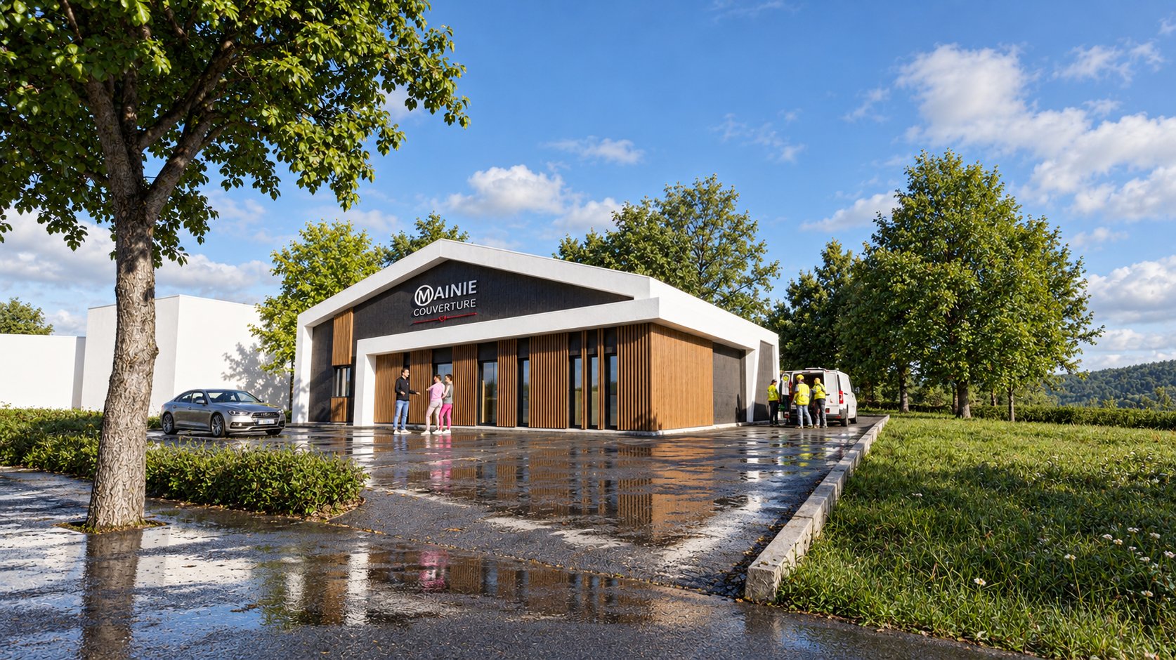 Bâtiment artisanal — Entreprise de couverture