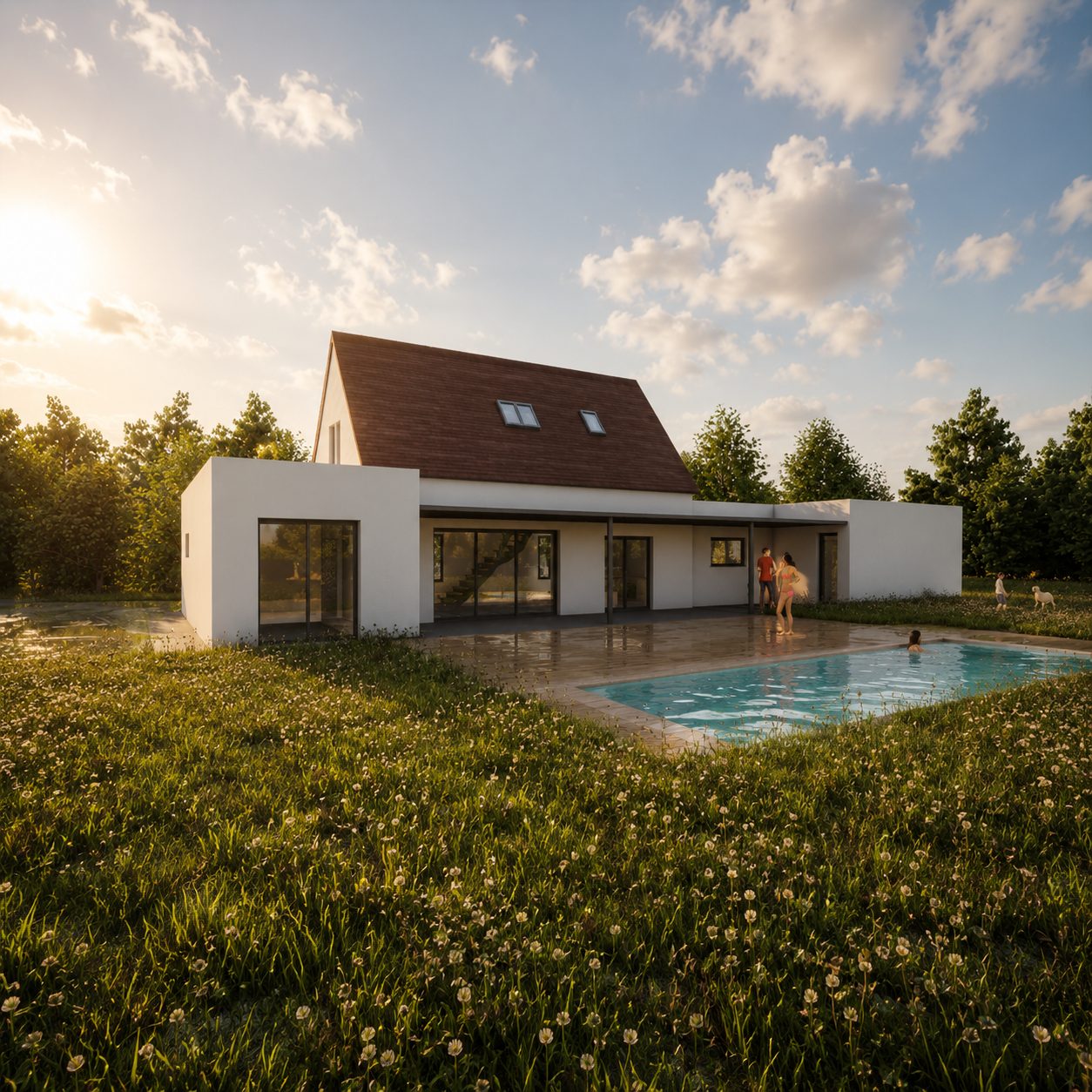 Projet de M. P — Extension avec garage