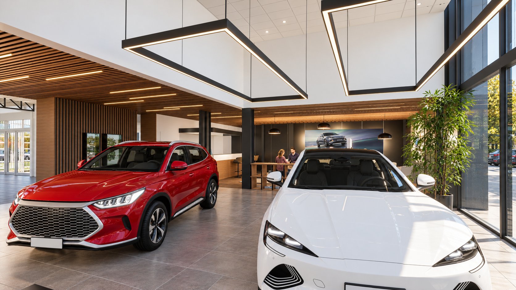 Concession automobile — Showroom d’une nouvelle marque