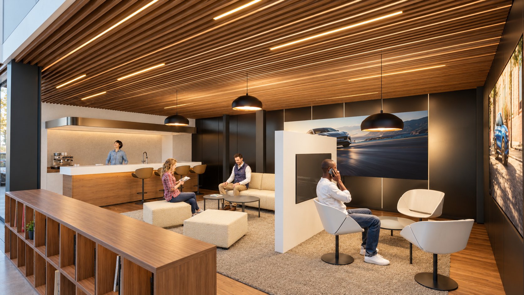 Concession automobile — Showroom d’une nouvelle marque