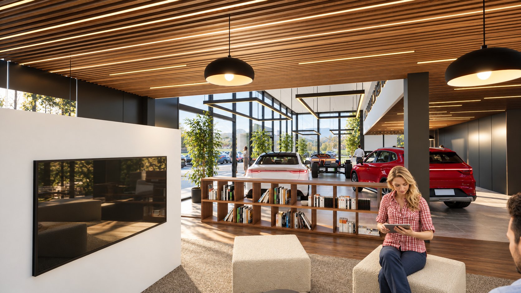 Concession automobile — Showroom d’une nouvelle marque